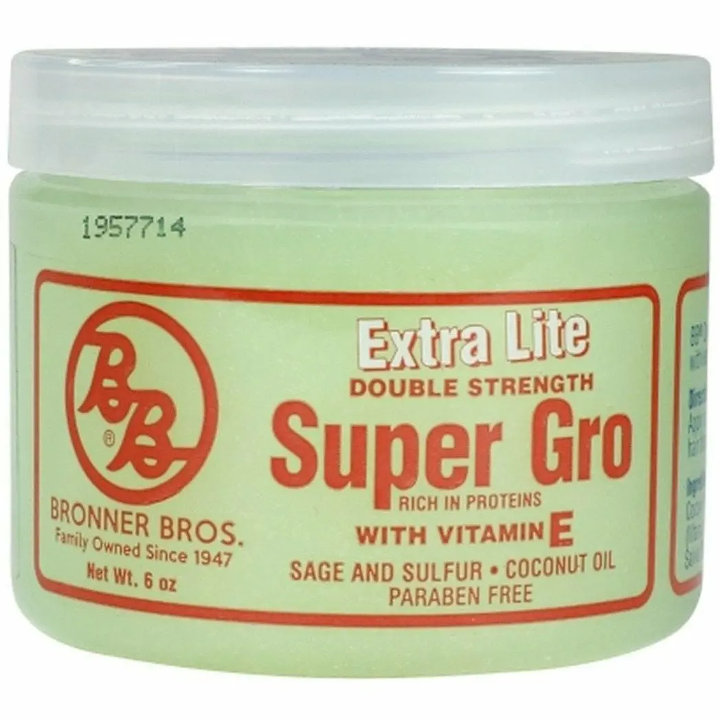 Bronner Brothers: Extra Lite Double Strength Super Gro Vitamin E 6Oz 1