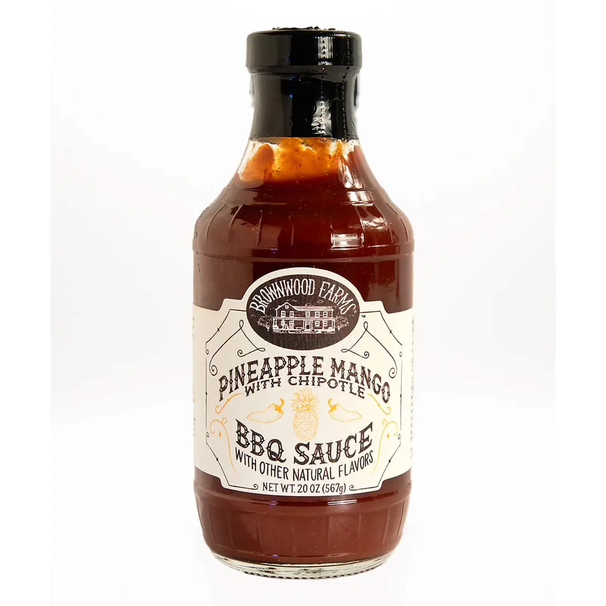 Brownwood Farms Pineapple Mango With Chipotle Bbq Sauce 20Oz Gluten Free 1