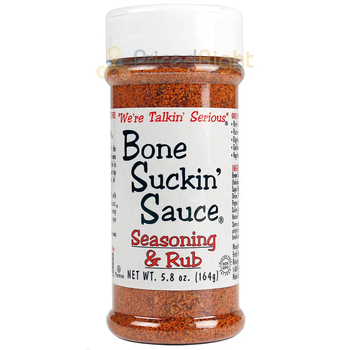 Bone Suckin' Sauce Seasoning And Rub 5.8 Oz Bottle Non Gmo Gluten & Fat Free 1