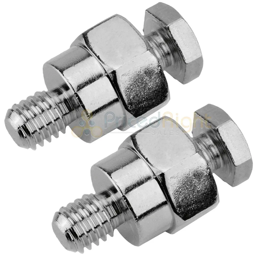 2 Pack Platinum Plated Short Side Post Mount Gmc Battery Terminal Tap Btps-P 1