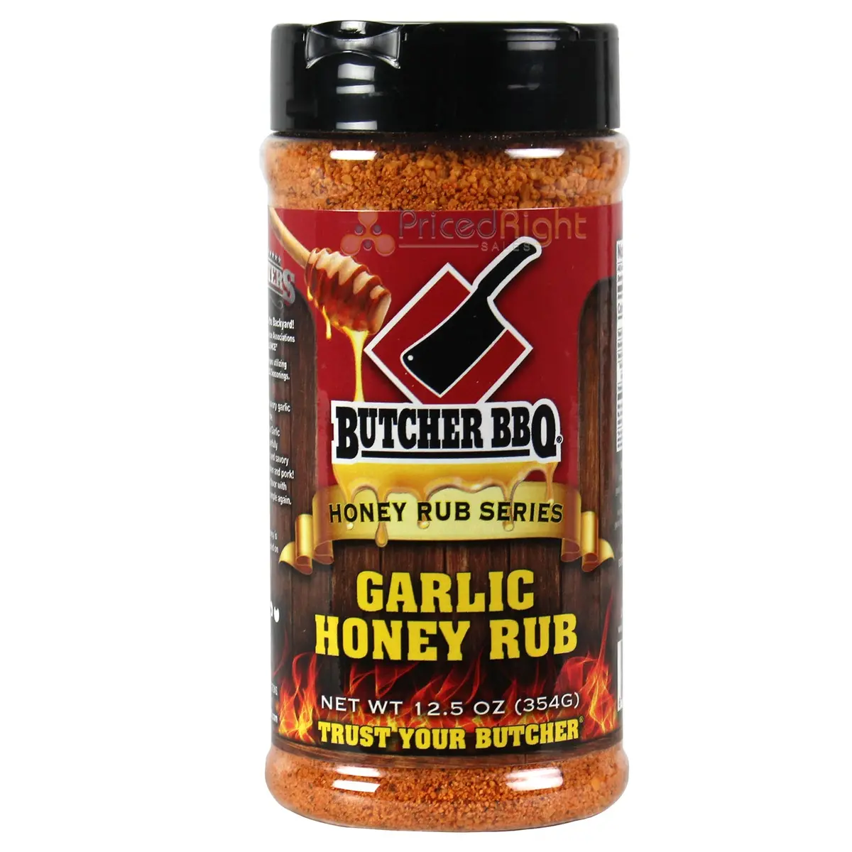 Butcher Bbq Garlic Honey Rub 12.5 Oz Gluten Free No Msg Usa Made Butch-Gh 1