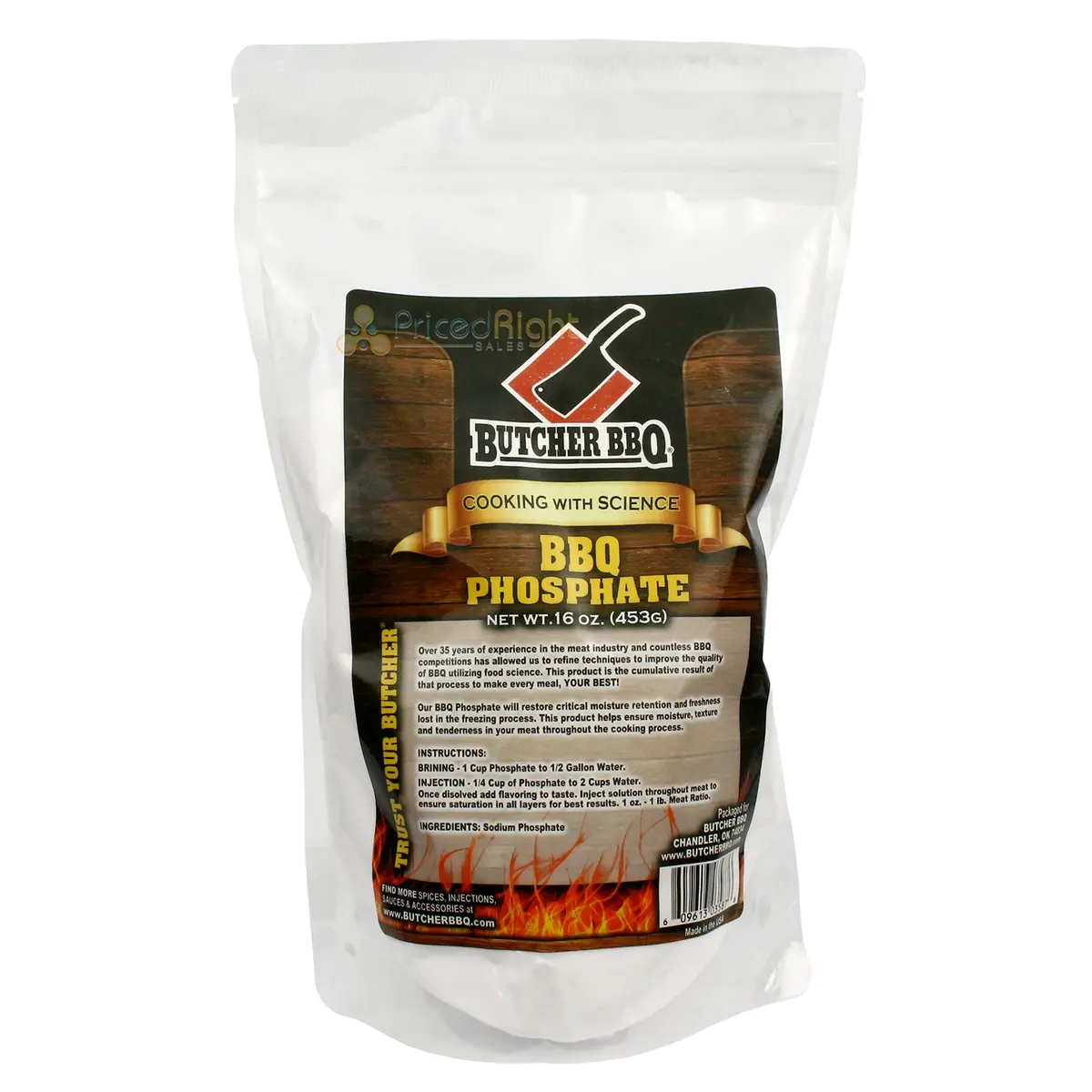 Butcher Bbq Phosphate Meat And Wild Game Brine & Injection Gluten Free 16 Oz 1