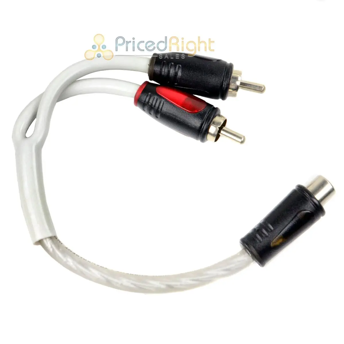 1 Female To Male Rca Splitter Triple Shield Interconnect Car Home Audio Cable 1