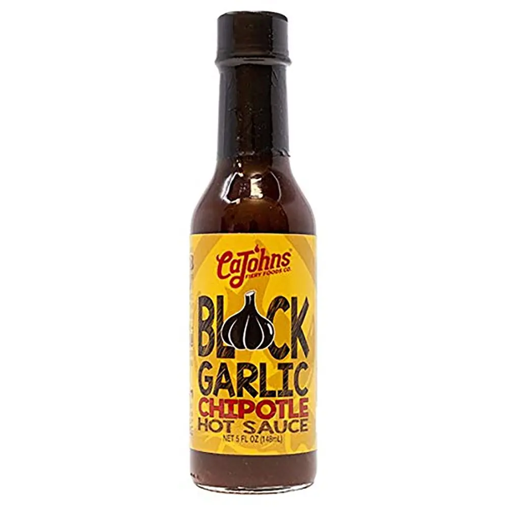 Cajohns Black Garlic Chipotle Hot Sauce 5 Oz 1