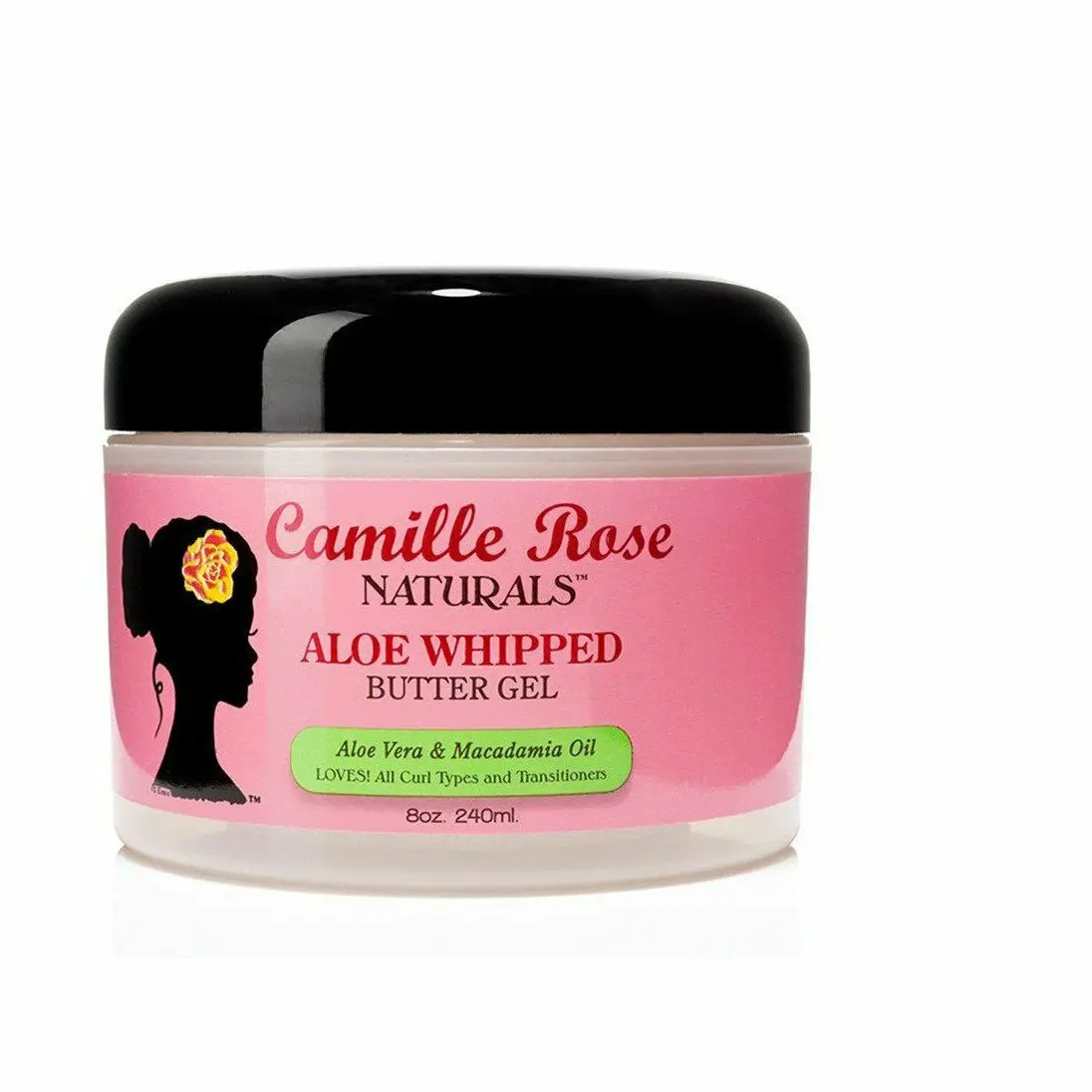 Camille Rose Naturals: Aloe Whipped Butter Gel 8 Oz 1