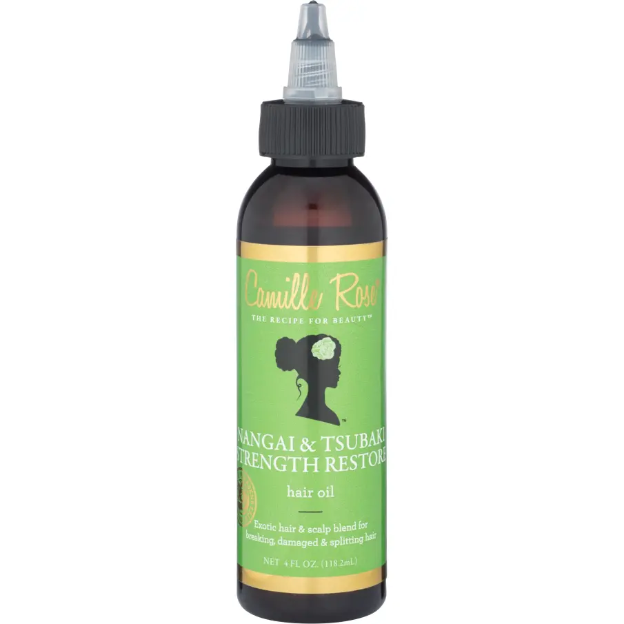 Camille Rose: Nangai & Tsubaki Strength Restore Hair Oil 4Oz 1