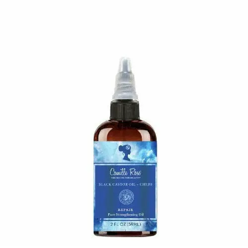 Camille Rose Naturals: Black Cator Oil + Chebe Pure Strengthening Oil 2Oz 1