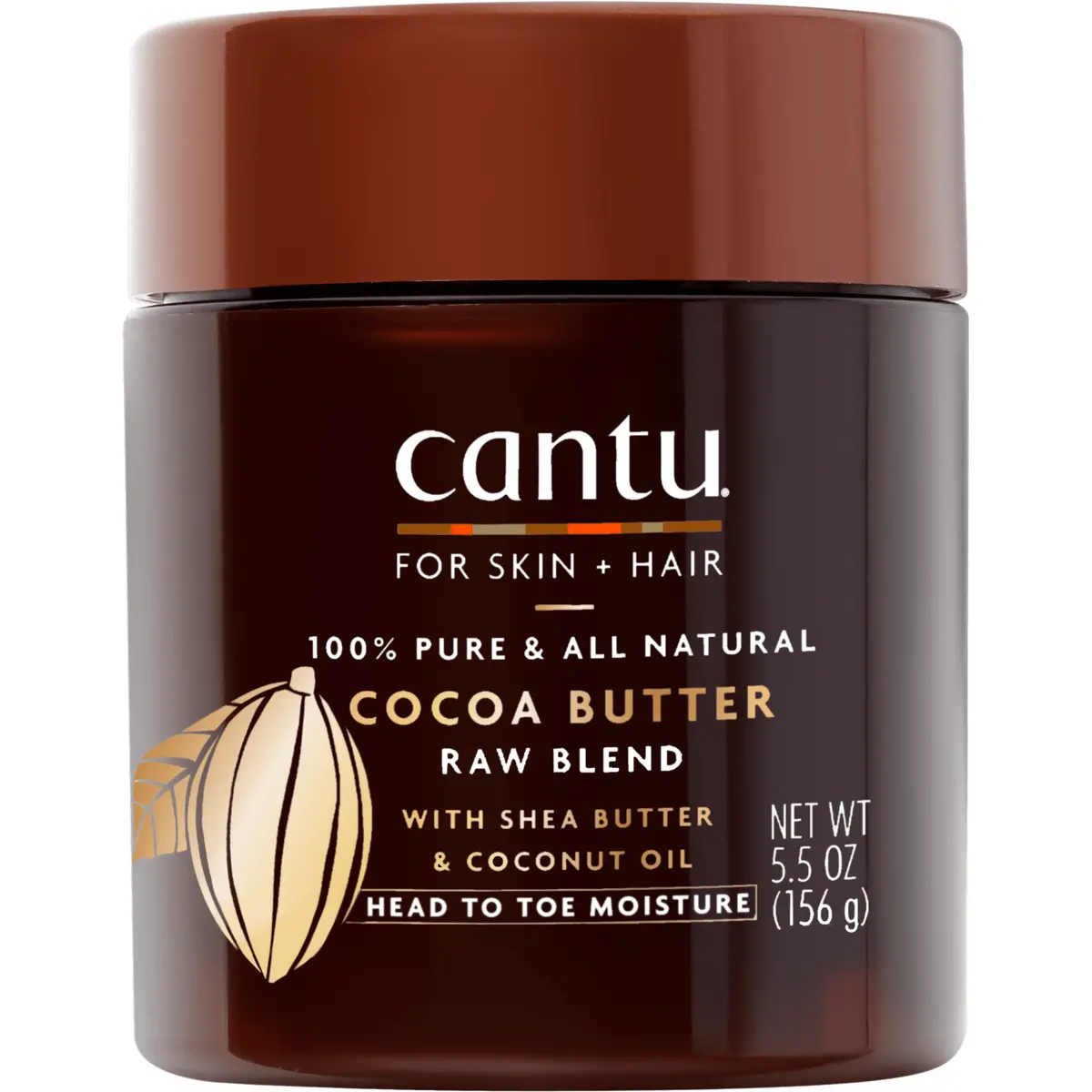 Cantu: Cocoa Butter Raw Blend Head To Toe Moisture 5.5Oz 1