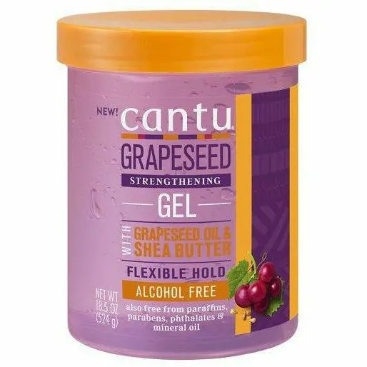 Cantu: Flexible Hold Gel With Grapeseed & Shea Butter 1