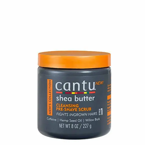 Cantu:  Men's Shea Butter Cleansing Pre-Shave Scrub 8Oz 1