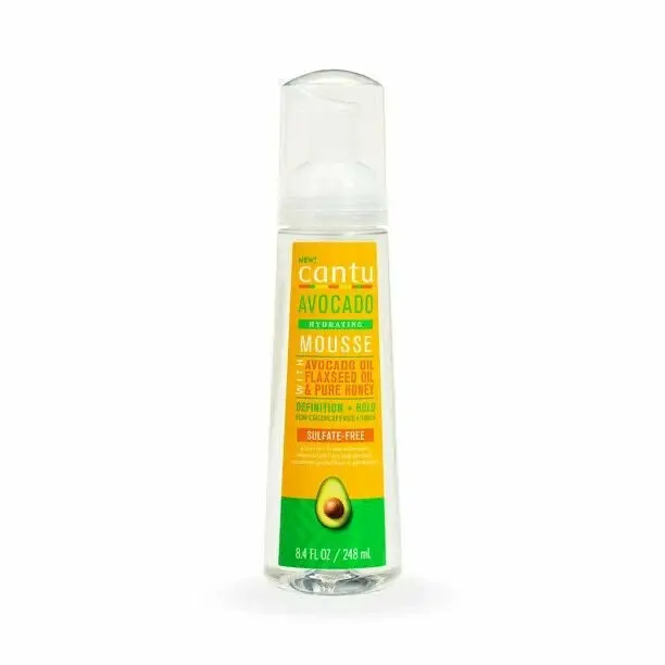 Cantu: Avocado Hydrating Styling Mousse 8.4Oz 1