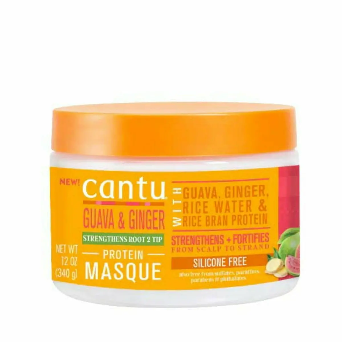 Cantu: Guava & Ginger Protein Masque 12Oz 1