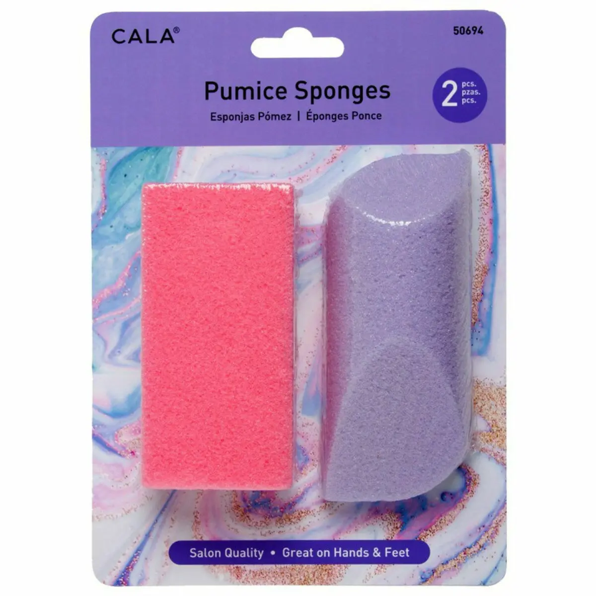 Cara: Pumice Sponges: 2 Pcs/Pk #50964 1