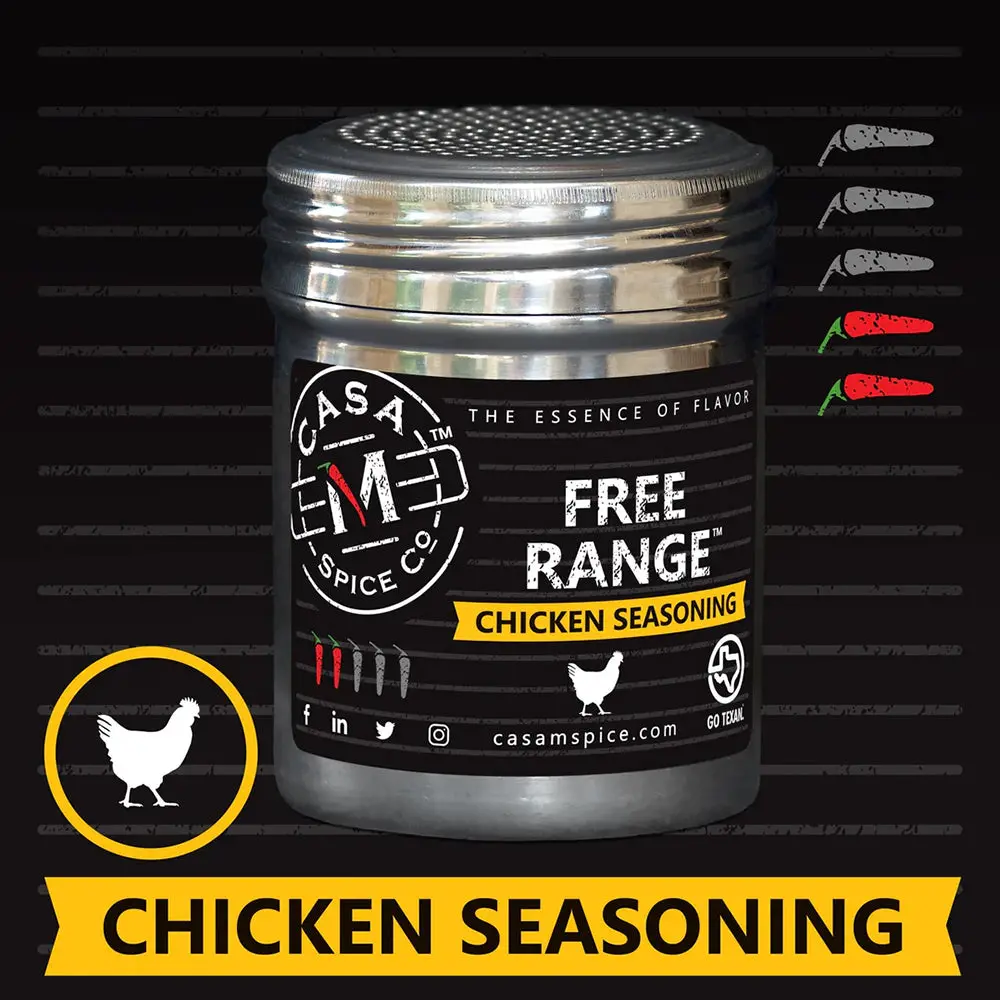 Casa M Spice Co Free Range Chicken Seasoning 5.5 Oz Gluten Free Vegan Casafree 1