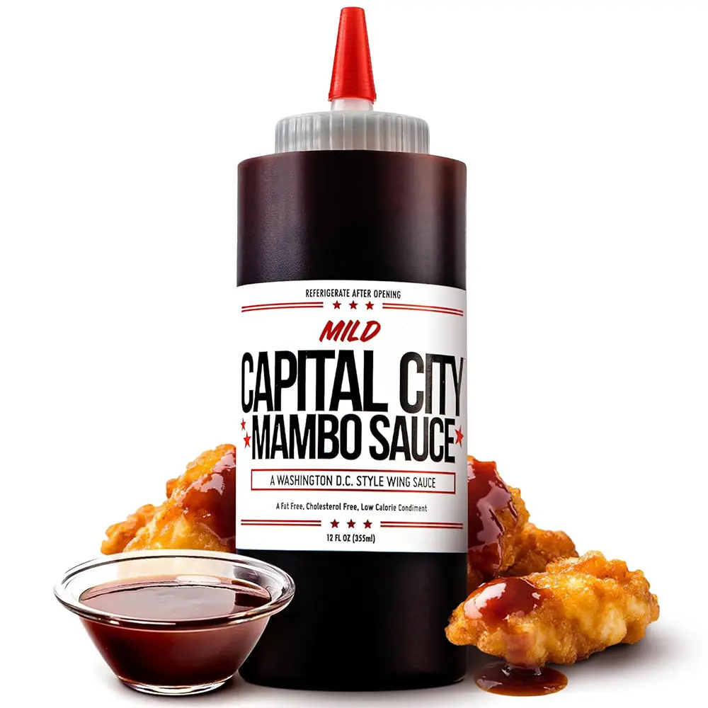Capital City Sweet Mild Mambo Sauce 12 Oz Vegetarian Sweet And Tangy Cc-012Mi 1