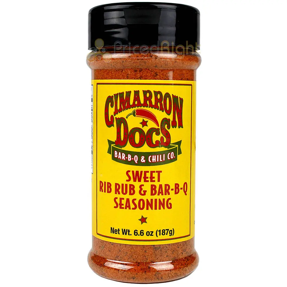 Cimarron Docs Bbq Sweet Rib Rub & Bar-B-Q Seasoning 6.6 Oz Award Winning Blend 1