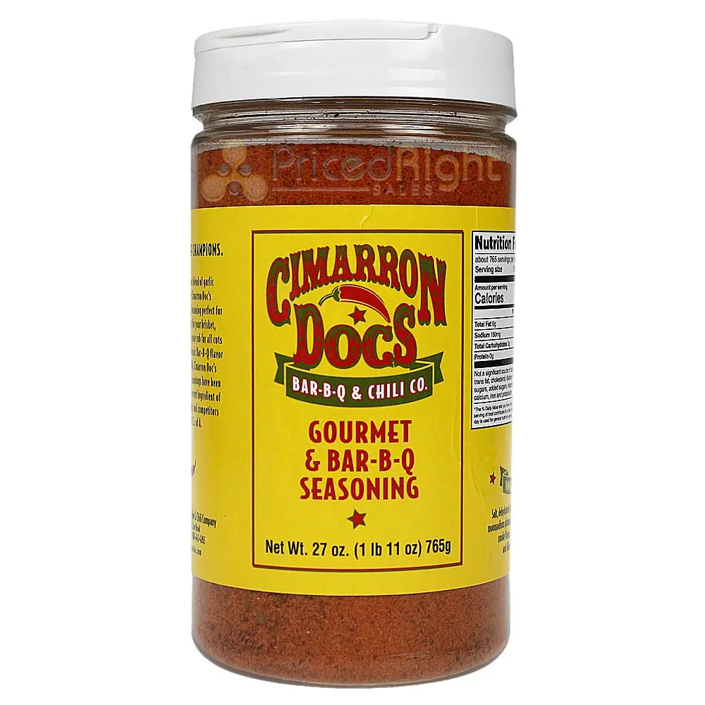 Cimarron Docs Gourmet & Bbq Seasoning All Purpose 27 Oz Xl Shaker Bottle Cdg27 1