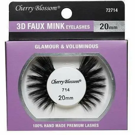 Cherry Blossom: 3D Faux Mink Eyelashes 20Mm 1