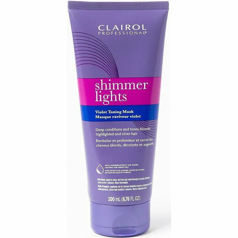 Clairol: Shimmer Lights Violet Toning Mask 6.76Oz 1
