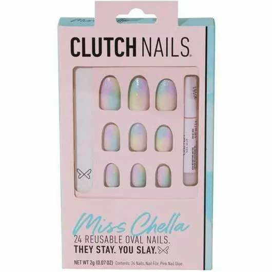 Clutchnails: Miss Chella Oval Nails 1