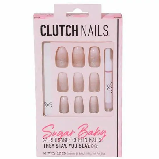 Clutchnails: Sugar Baby Coffin Nails 1