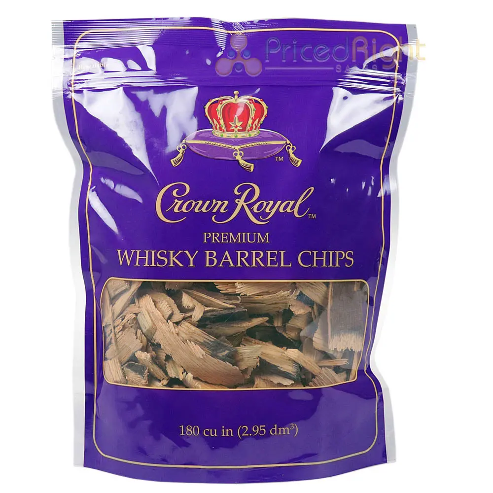 Crown Royal Premium Whisky Barrel Cooking Chips Rich & Robust Flavor Cr-Chips 1