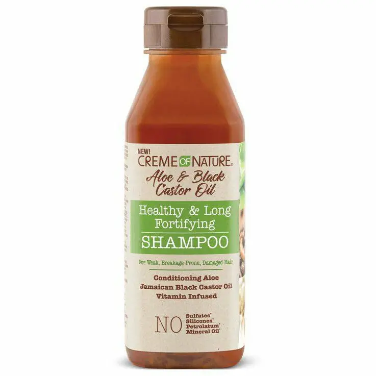 Creme Of Nature: Aloe & Black Castor Oil Fortifying Shampoo 12Oz 1