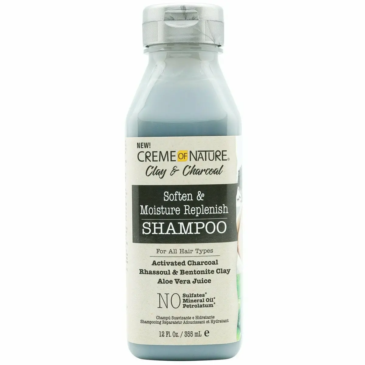 Creme Of Nature: Clay & Charcoal Shampoo 12Oz 1