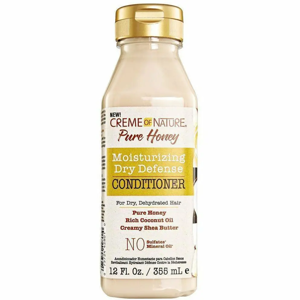 Creme Of Nature: Pure Honey Moisturizing Dry Defense Conditioner 12Oz 1