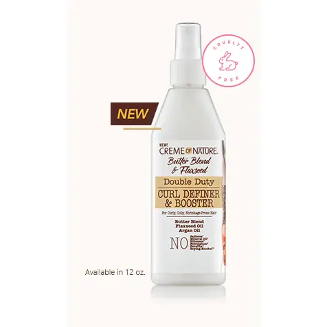 Creme Of Nature: Butter Blend & Flaxseed Curl Refresher 12Oz 1