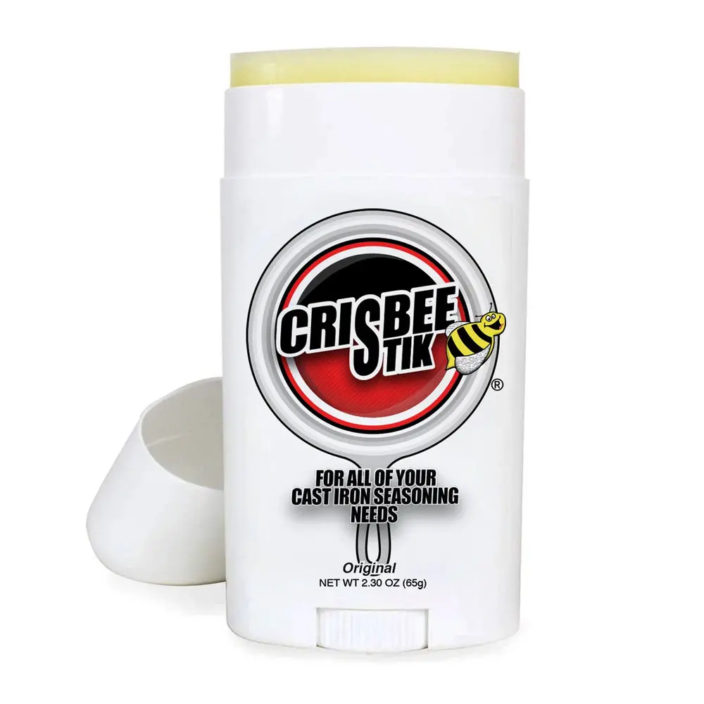 Crisbee Stik Cast Iron And Carbon Steel Seasoning 2.3 Oz Conditioner Non Stick 1
