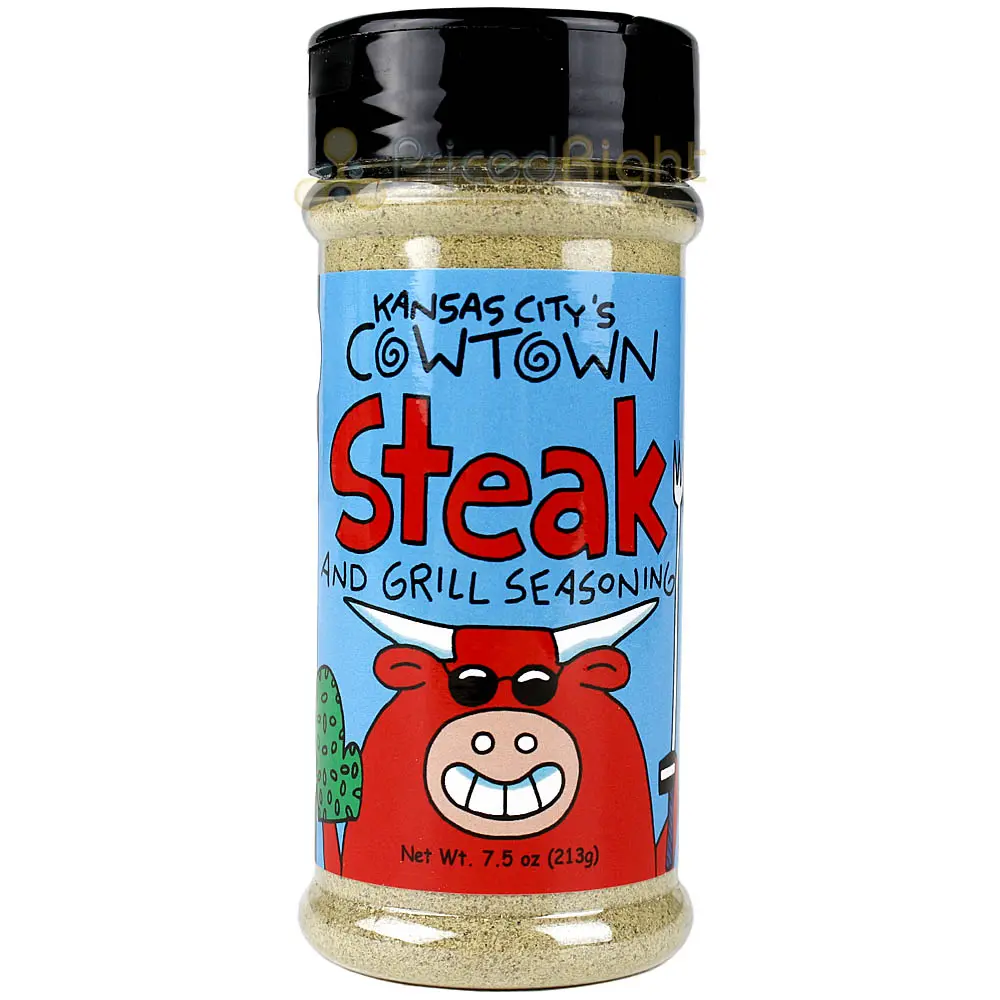 Cowtown Steak Grill Seasoning 7.5. Oz Kansas City Style Hint Of Beef Flavor 1