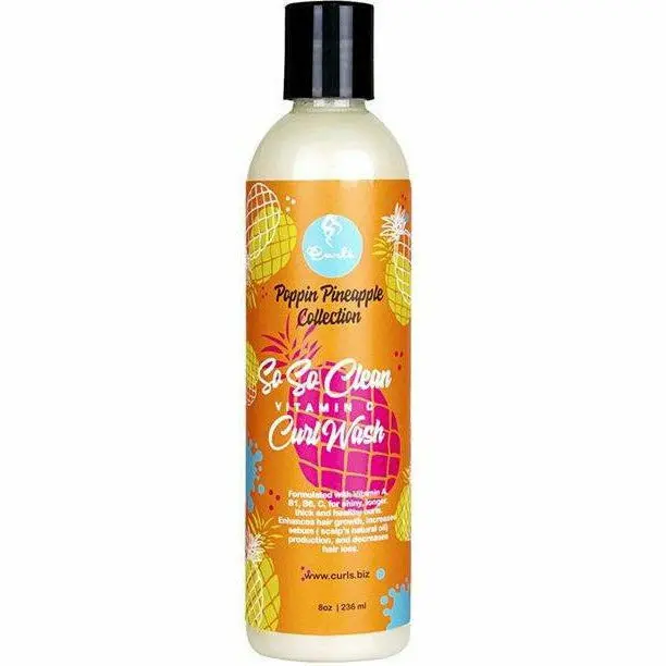Curls: So So Clean Vitamin C Curl Wash 8Oz 1