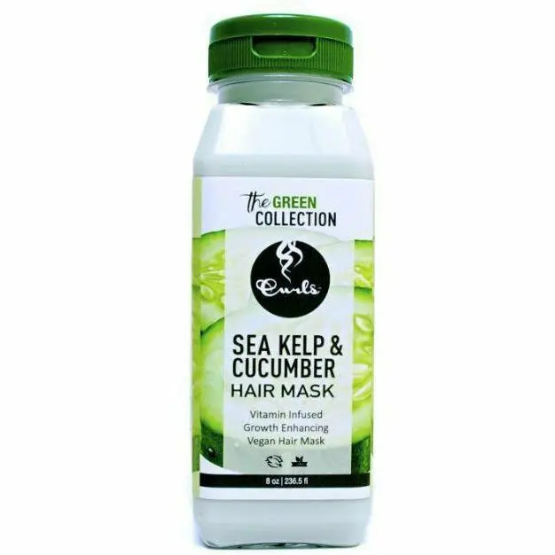 Curls: Sea Kelp And Cucumber Hair Mask 8Oz 1