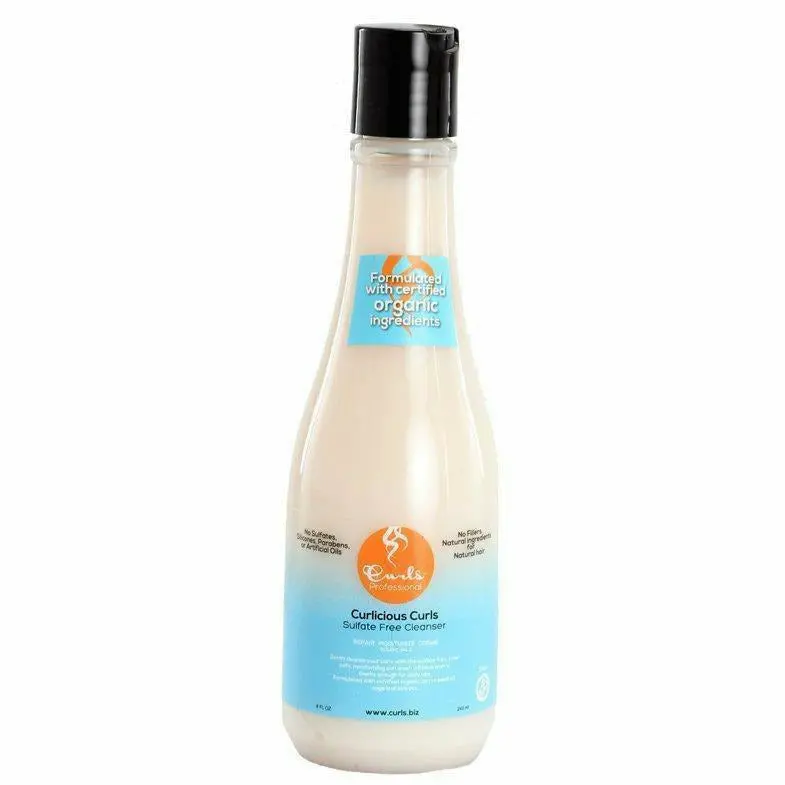 Curls: Curlicious Curls Sulfate Free Cleanser 8Oz 1