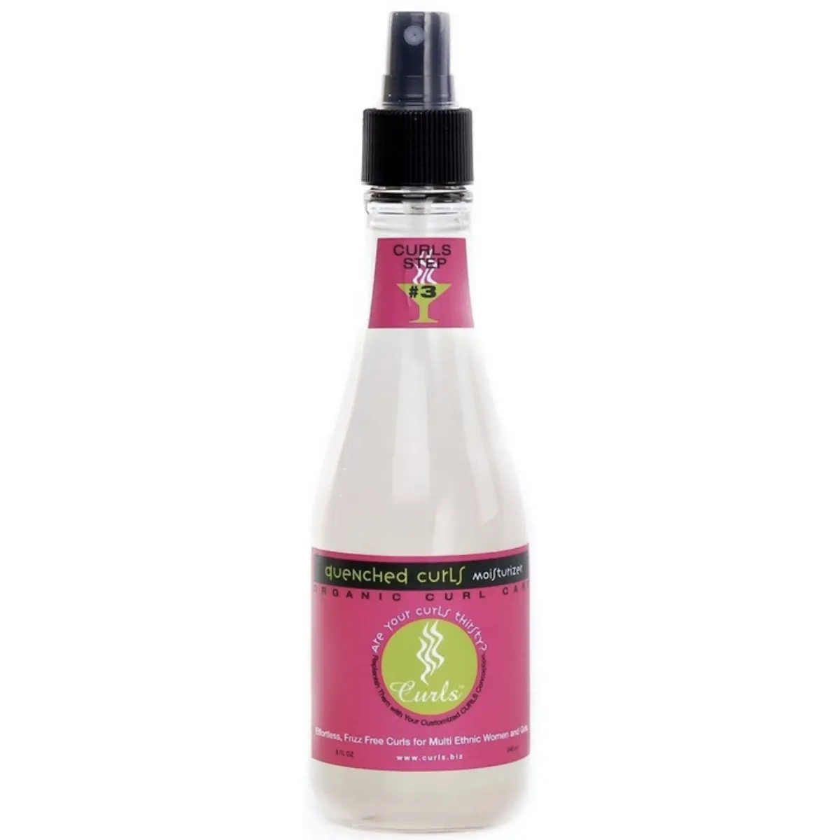 Curls: Quenched Curls Leave In Moisturizer 8Oz 1