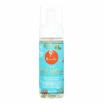 Curls: Sea Moss Nourish & Shine Foam Mousse 5.75Oz 1