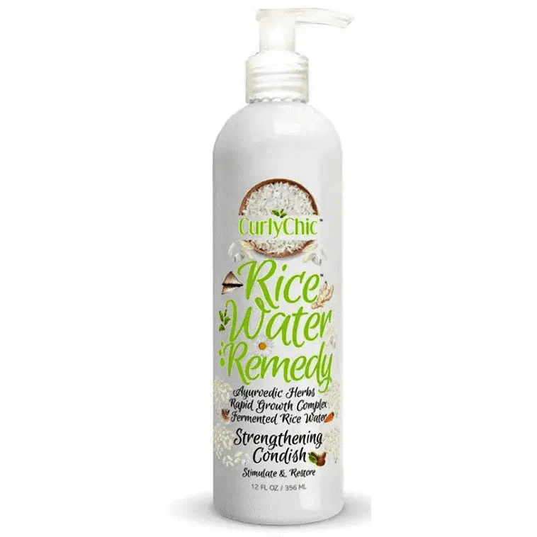 Curly Chic: Rice Water Remedy Strengthening Condish 8Oz 1