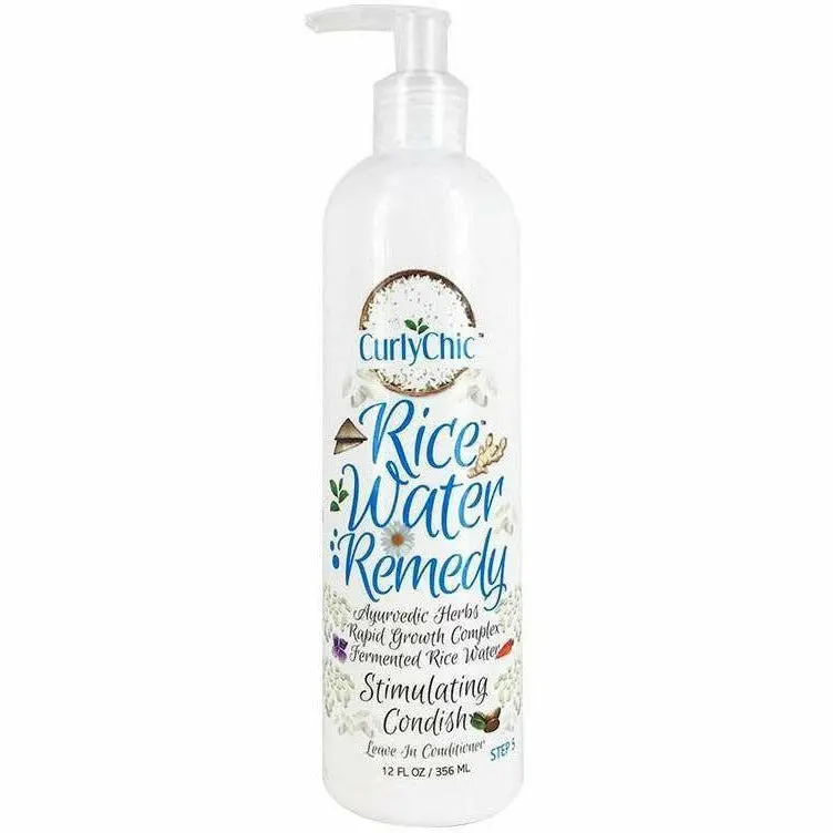 Curly Chic: Rice Water Remedy Stimulating Condish 8Oz 1