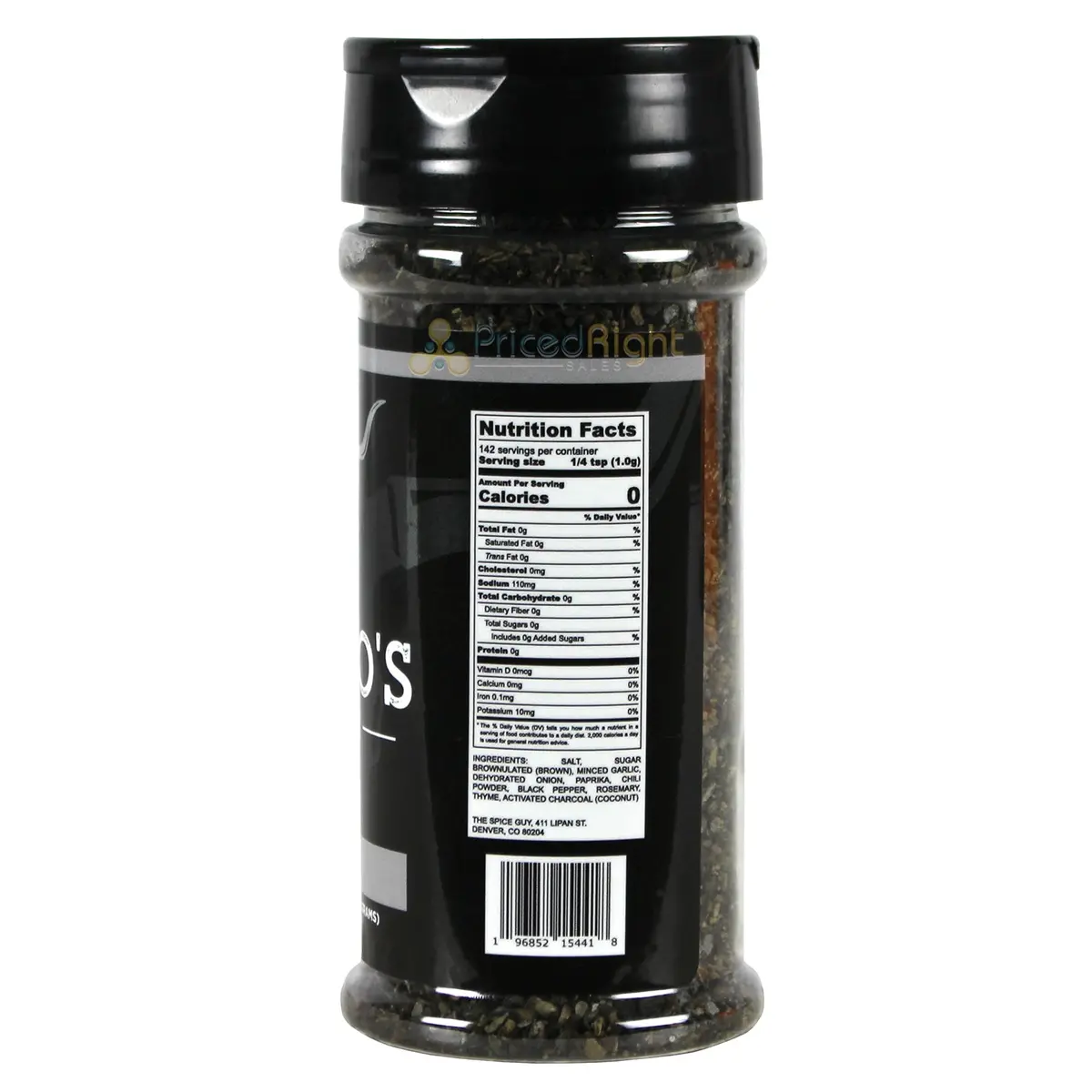 Cuso Cuts Dirt Seasoning Activated Charcoal Gluten Free Vegan Non Gmo Cuso-Dirt 2