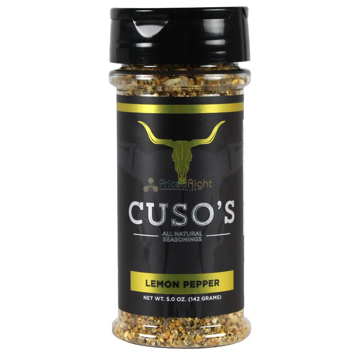 Cuso Cuts Lemon Pepper Seasoning Gluten Free Vegan Non Gmo Cuso-Lpepper 1