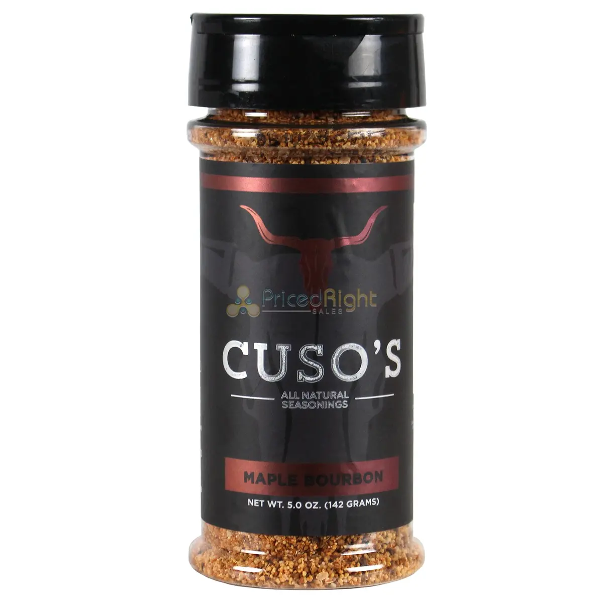 Cuso Cuts Maple Bourbon Seasoning 5 Oz Gluten Free Vegan All Natural Cuso-Mapleb 1