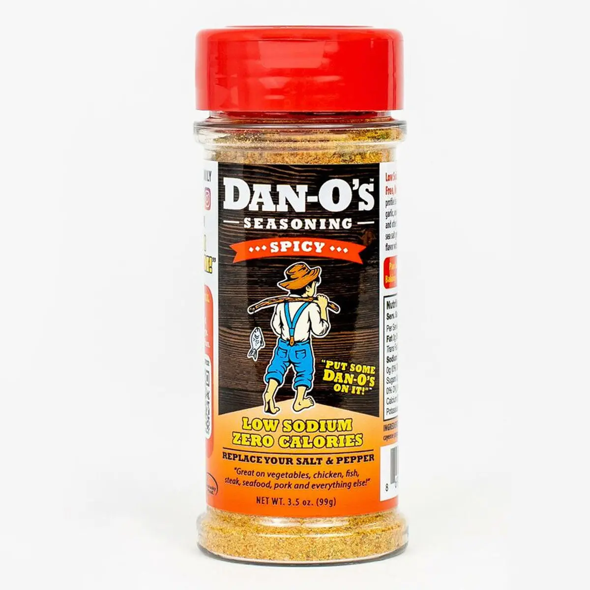 Dan-O's Spicy Original Low Sodium Seasoning 3.5 Oz Bottle Gluten Free No Msg 1