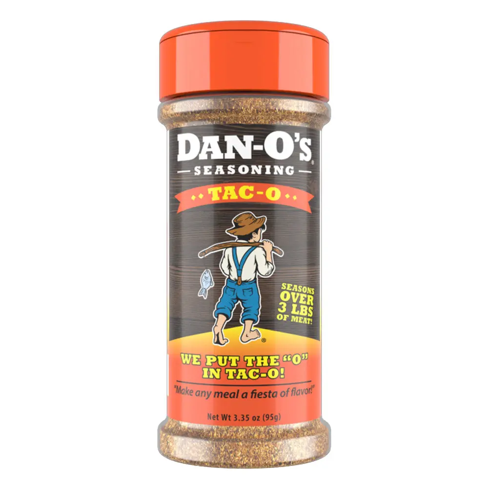 Dan-O's Tac-O Taco Seasoning 3.35Oz Bold & Spicy Tacos Fajitas 1