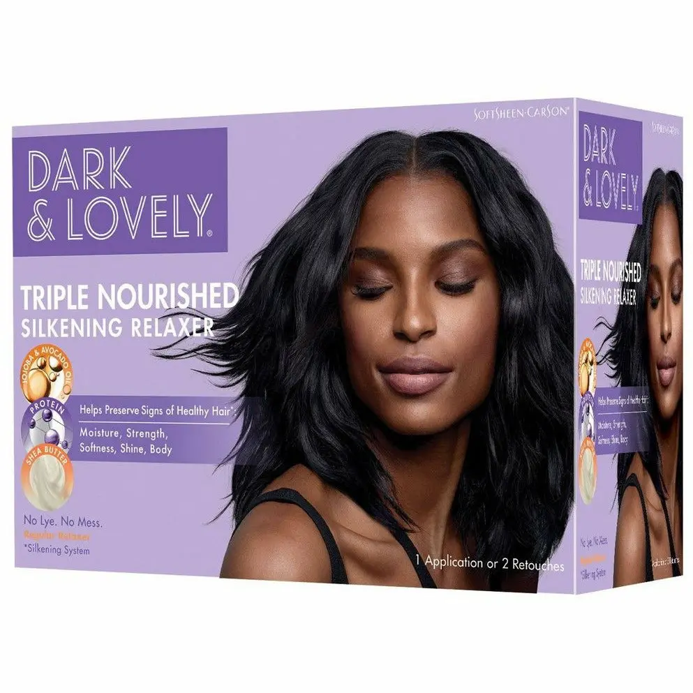 Dark & Lovely: Triple Nourished Silkening Relaxer 1