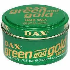 Dax: Green & Gold Hair Wax 1