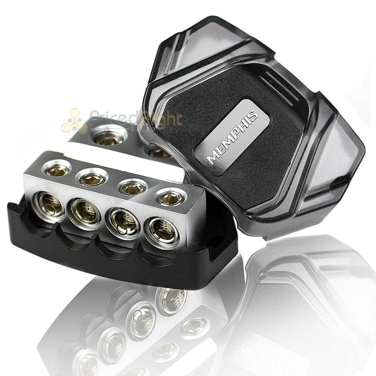 Memphis Audio Distribution Block Two 0 Awg Inputs Four 4 Gauge Outputs Dblock 1