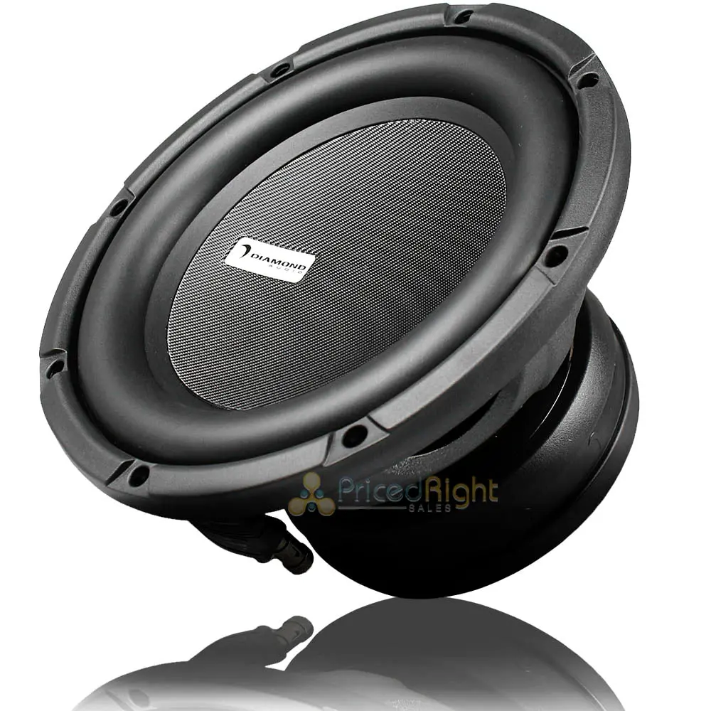Diamond Audio 10" Elite Series Subwoofer 800 Watts Max Power 4 Ohm Des104 Single 1
