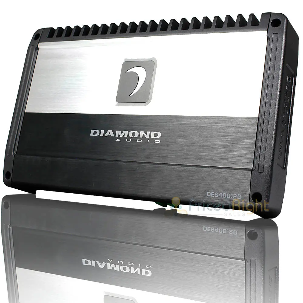 Diamond Audio 2 Channel Full Range Digital Amplifier 400W Rms Class Des400.2D 1