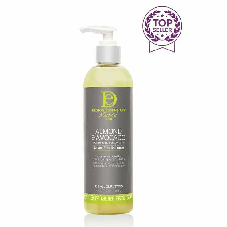 Design Essentials: Almond & Avocado Sulfate-Free Shampoo 1